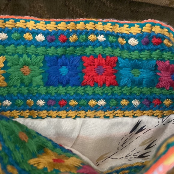 Johnny Was Boho Holiday Velvet Christmas Stocking With Embroidered Details - Picture 9 of 16